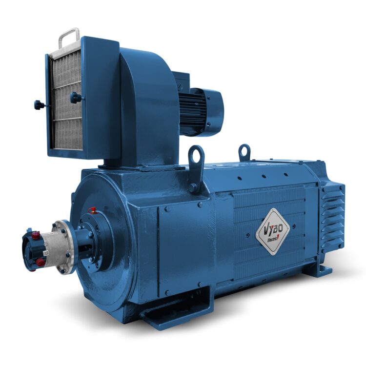 Motore elettrico a corrente continua 1,9 kW - 5,5 kW 160V/440V 1GDC Italia In magazzino